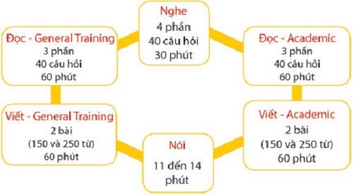 cấu trúc bài thi ielts