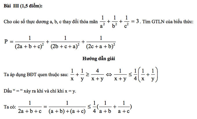 Giải đề toán lớp 10 chuyên Hà Nội 