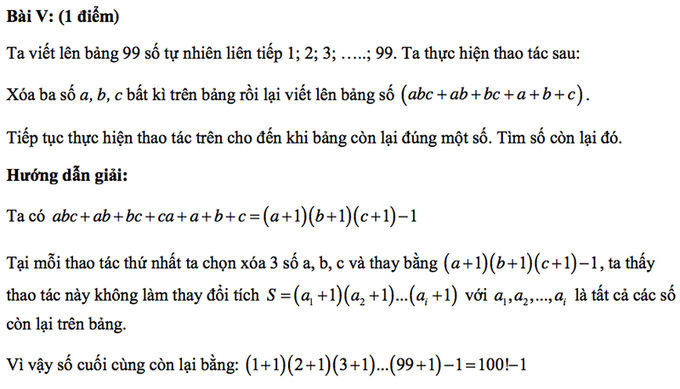 Giải đề toán lớp 10 chuyên Hà Nội 