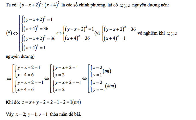 Giải đề toán lớp 10 chuyên Hà Nội 