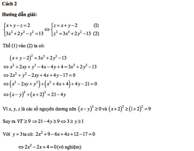 Giải đề toán lớp 10 chuyên Hà Nội 