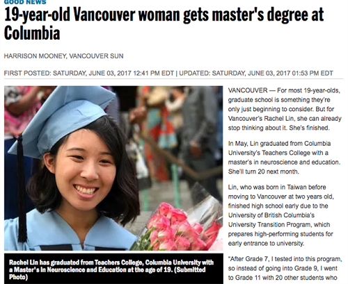 Lấy bằng thạc sĩ ở tuổi 19 - Ảnh 2