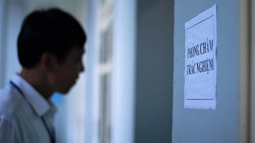 Phòng chấm thi THPT quốc gia tại Hưng Yên và Hà Nội