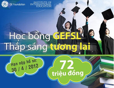 Học bổng GE Foundation Scholar-Leaders 2012