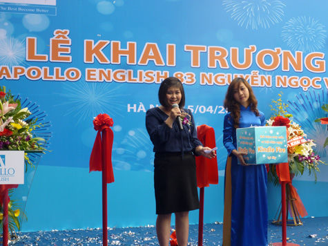 Trung tâm anh ngữ Apollo khai trương địa điểm mới ở Hà Nội