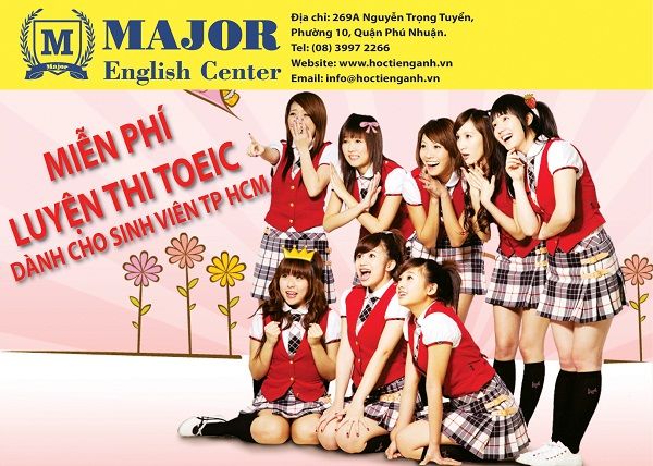 Anh ngữ Major miễn phí luyện thi TOEIC dành cho sinh viên