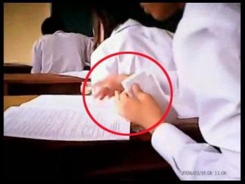 Nghi án clip tiêu cực thi tốt nghiệp THPT 2012