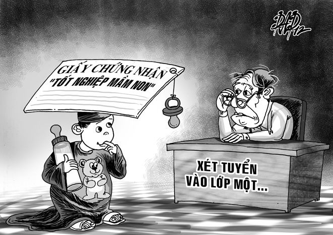 "Rối" với giấy chứng nhận phổ cập mầm non