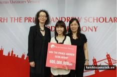Học bổng hoàng tử Andrew thu hút thí sinh toàn quốc