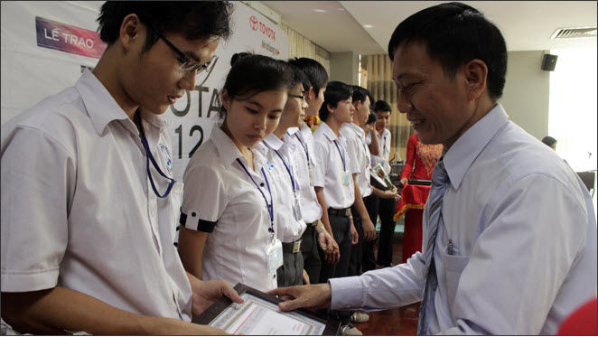 Quỹ Toyota Việt Nam trao 146 suất học bổng cho sinh viên