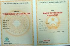 Mẫu bằng tốt nghiệp cao đẳng và THCN: 3 năm thay 2 mẫu bằng