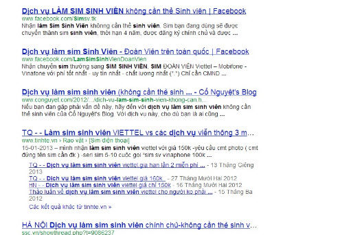 Dịch vụ làm SIM sinh viên phát triển mạnh