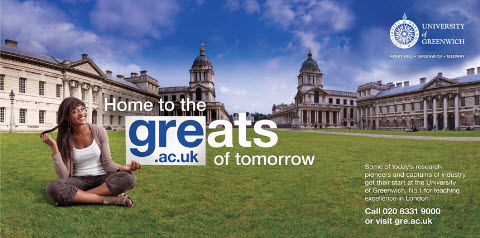 Chương trình học bổng du học tại đại học Greenwich năm 2013