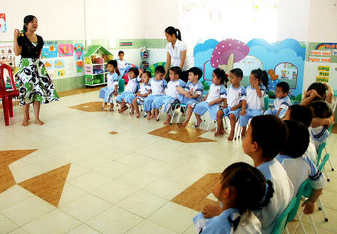 Trẻ dưới 5 tuổi không được học trường nước ngoài đầu tư