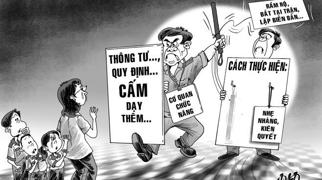 Tránh thị trường hóa việc dạy thêm và học thêm