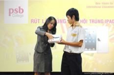 Giải thưởng Ipad Mini tại ngày hội tư vấn hướng nghiệp PSB College