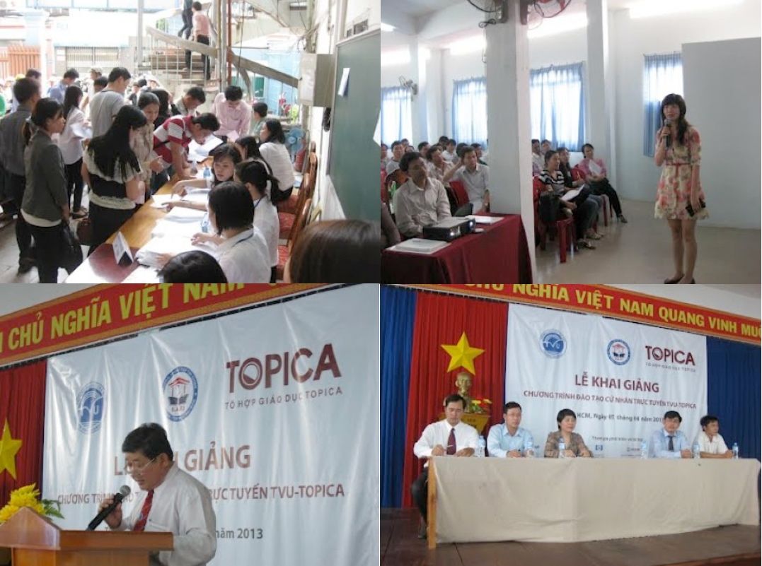 Khai giảng chương trình cử nhân trực tuyến TVU - TOPICA khóa 3