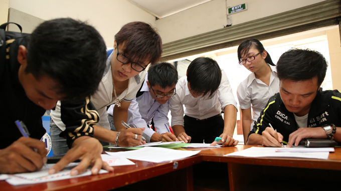 Hồ sơ đăng ký dự thi khối cao đẳng giảm rõ rệt