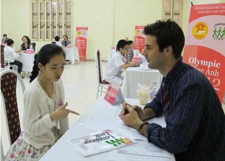 Chặng cuối cùng của Olympic tiếng Anh tiểu học TP Hà Nội