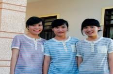 Chị em sinh 3 cùng đậu đại học Y dược HCM