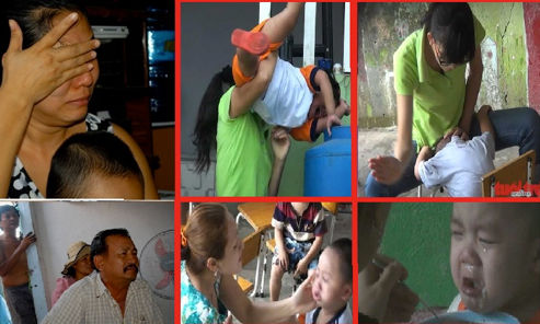 Clip bảo mẫu hành hạ trẻ em ở Thủ Đức