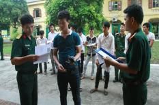 Trường quân đội vẫn thi ba chung