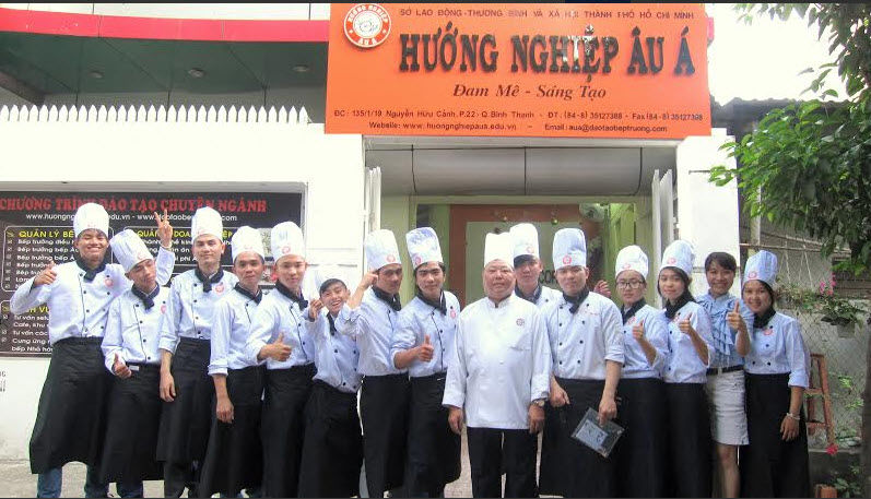 Trường hướng nghiệp Âu Á: Nơi đào tạo đầu bếp chuyên nghiệp