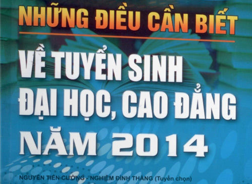 Lãng phí tiền tỷ mua " Cẩm nang tuyển sinh 2014"