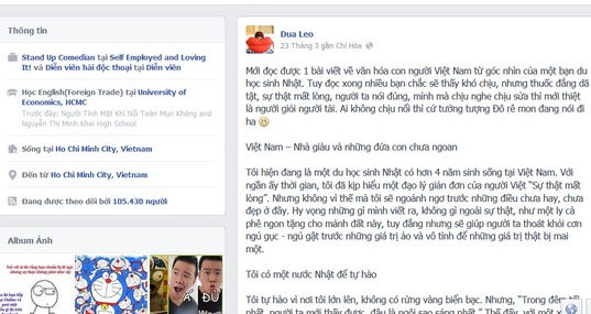 Dậy sóng với thư du học sinh Nhật gửi Việt Nam