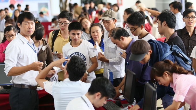 Tp.HCM: Lệ phí đăng ký dự thi ĐH, CĐ là 111.500 đồng/hồ sơ