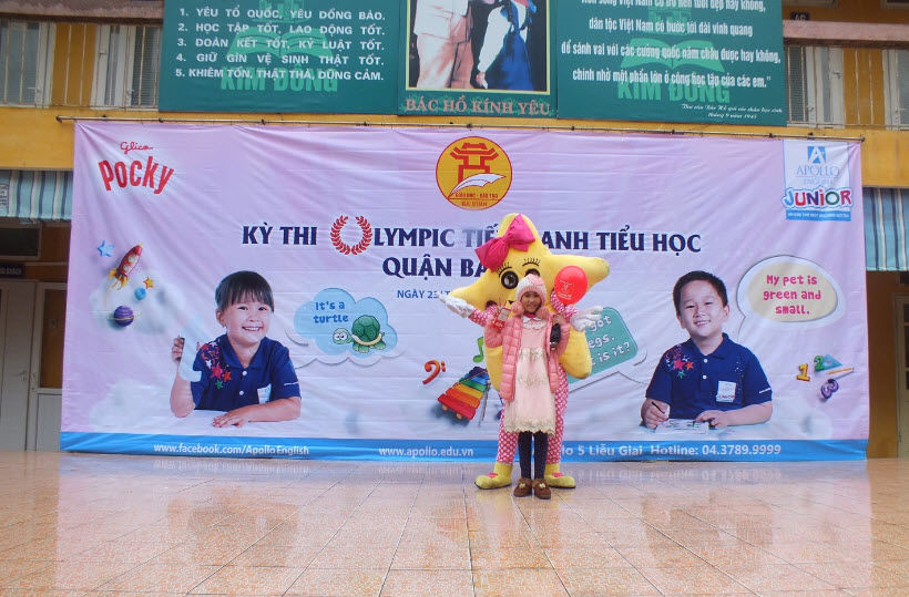 Apollo tổ chức Cuộc thi Olympic Tiếng Anh Tiểu học Quận Ba Đình