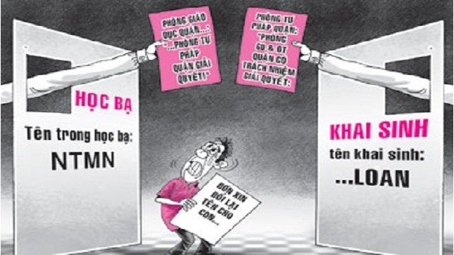 Trước mùa thi, khổ vì thay tên đổi họ