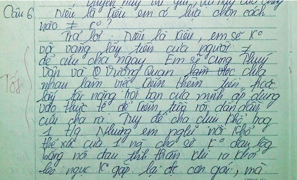 Bài văn khuyên Thuý Kiều đi làm thêm để cứu cha được 9 điểm