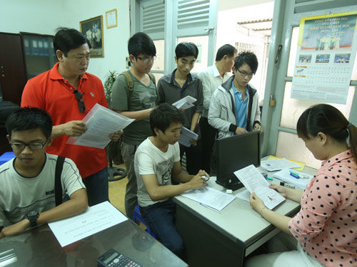 Hồ sơ đăng ký dự thi ĐH, CĐ giảm