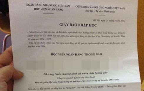 Chạy điểm vào đại học