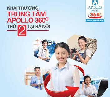 Khai trương trung tâm tiếng anh Apollo thứ 2 dành cho học viên người lớn tại Huế, Hà Nội