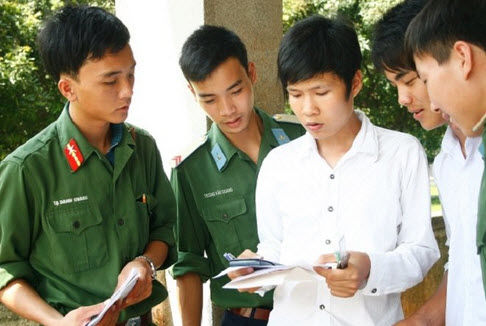 Tuyển sinh quân sự - mỗi thí sinh làm 2 hồ sơ