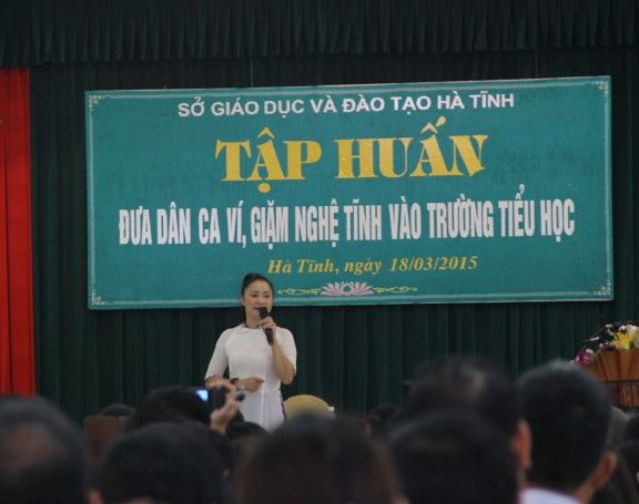 Truyền dạy dân ca Ví, Giặm Nghệ Tĩnh ngay từ bậc tiểu học