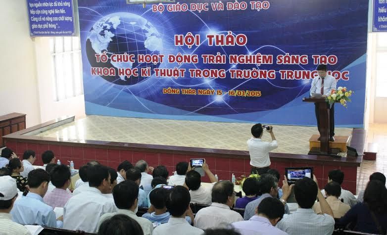 Nâng cao hoạt động trải nghiệm sáng tạo KHKT 