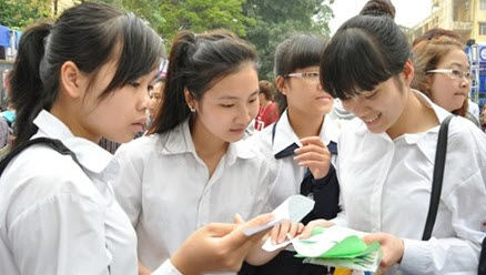 Nhiều trường đại học đã công bố mức điểm xét tuyển 2015