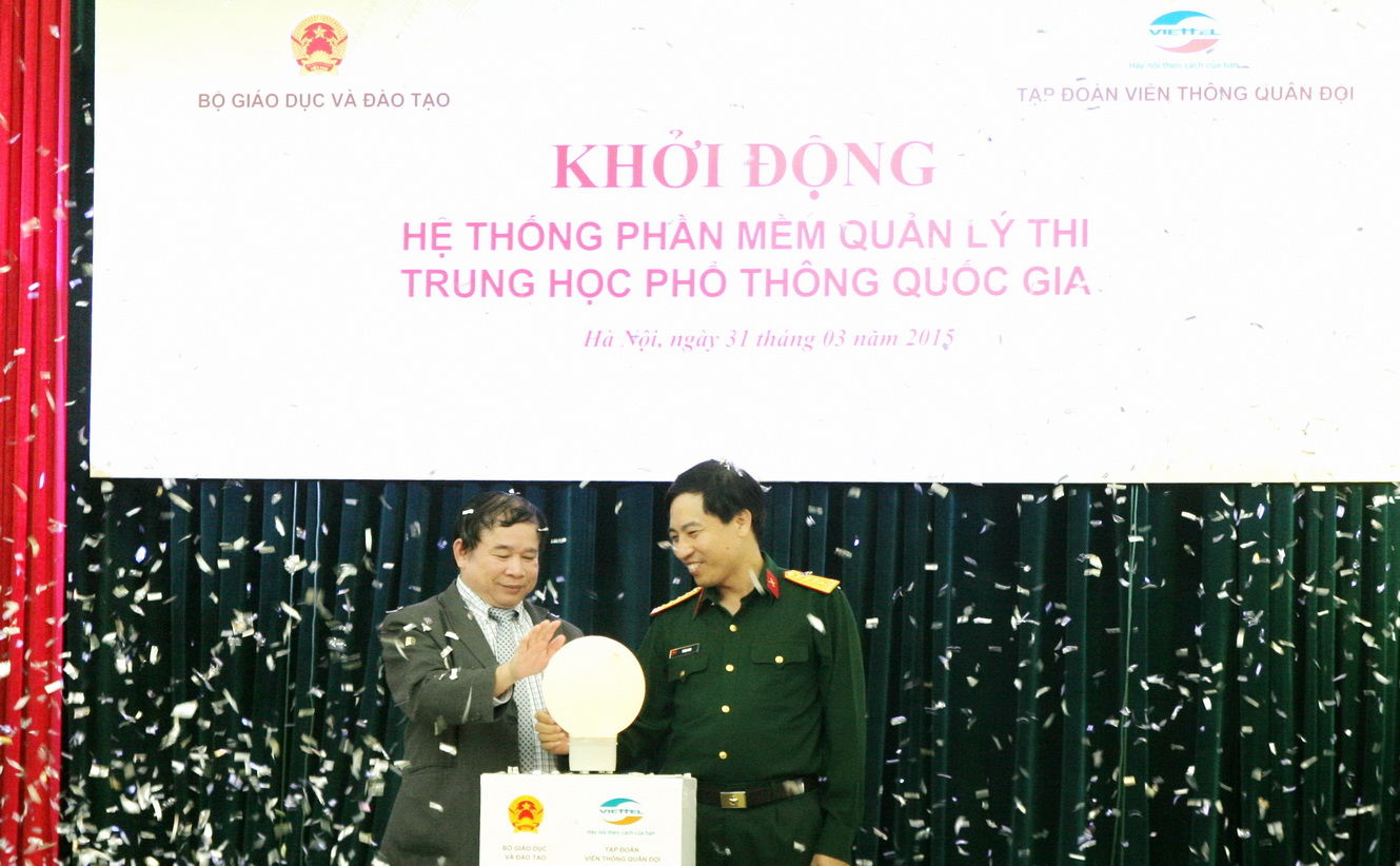 Hôm nay, hệ thống phần mềm quản lý thi THPT quốc gia 2015 chính thức hoạt động