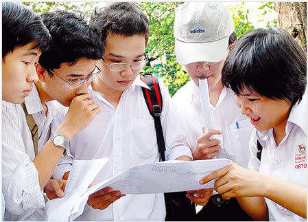 Chưa xác định được số thí sinh mỗi cụm thi