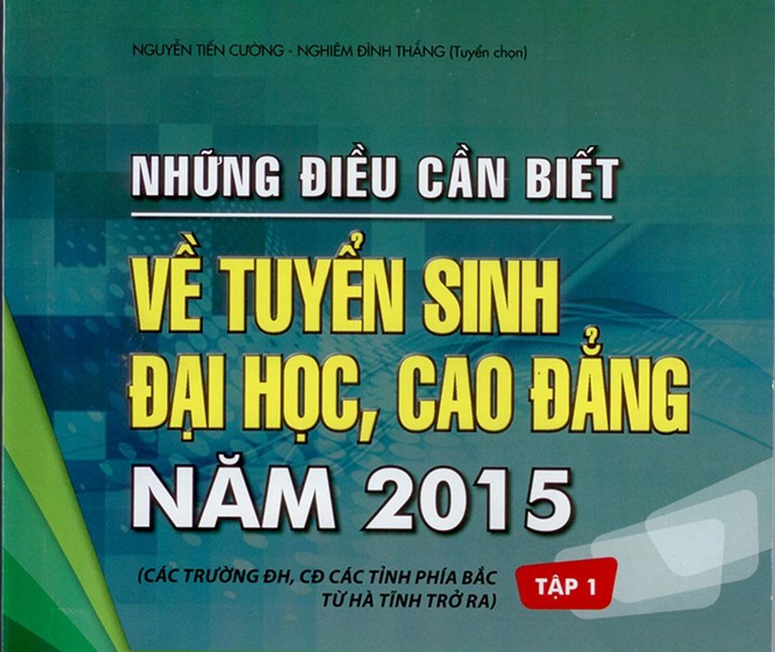 Phát hành cuốn những điều cần biết về tuyển sinh ĐHCĐ năm 2015