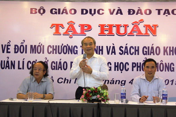 Sẽ có nhiều bộ SGK để các trường lựa chọn 