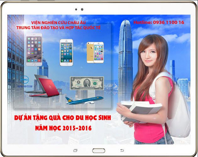 Dự án tặng quà cho du học sinh năm 2015 - 2016