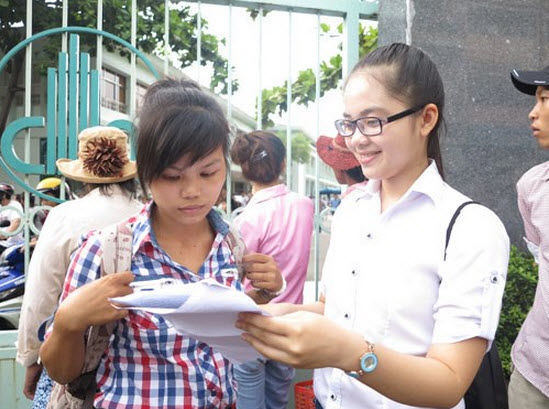 Thí sinh ngồi cố định ở môn thi bắt buộc