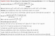 Đáp án đề thi đại học môn toán 2015 (Moon.vn)