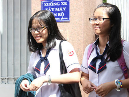 Thí sinh vui vẻ vì đề Địa lý "trúng tủ" biển đảo