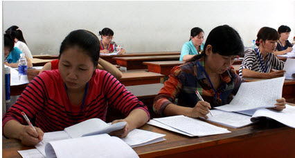 Hàng loạt trường ở TP HCM hoàn tất chấm thi THPT quốc gia