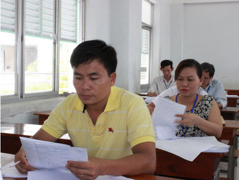 Chấm bài thi tự luận Kỳ thi THPT quốc gia: "Hỏi gà, trả lời vịt..."